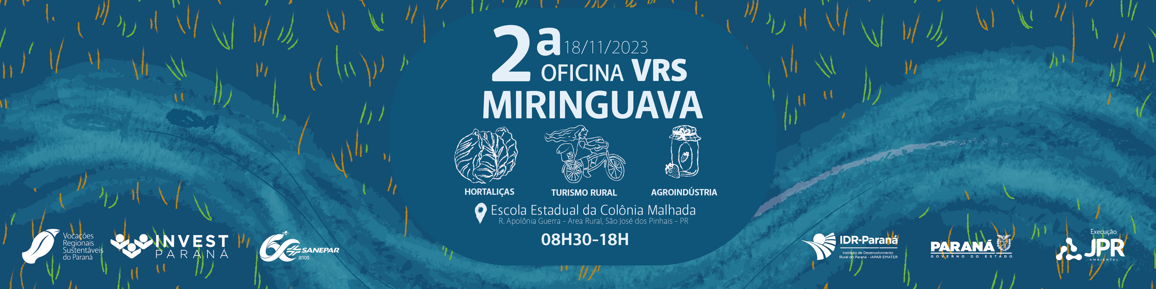 Inscreva-se na 2º Oficina do VRS Miringuava